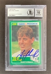 Troy Aikman Signed 1989 Score #270 w/ GEM MINT 10 AUTO! (Beckett/BAS Encapsulated)