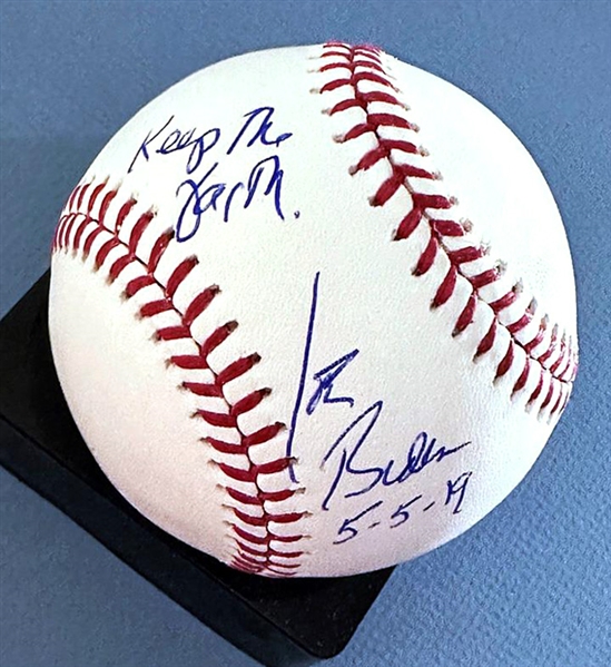 President Joe Biden Signed OML Baseball w/ "Keep The Faith" Inscription & Date! (Beckett/ BAS)