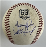 Jeremy Pena & Jose Altuve Signed & Game Used OML Baseball from 2022 World Series Champ Season! :: Pitched to Altuve! (PSA/DNA)(MLB Holo)