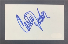 Star Wars: Carrie Fisher Signed 3" x 5" Index Card (JSA LOA)