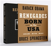 Barack Obama & Bruce Springsteen Deluxe Signed Book Renegades Born in the USA 