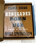 Barack Obama & Bruce Springsteen Deluxe Signed Book Renegades Born in the USA 