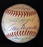 1954 NY Yankees Team Signed A.L. Baseball w/Mantle, Berra, Ford & Others (PSA/DNA )