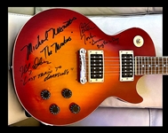The MONKEES Signed Maestro (by Gibson) Guitar With Inscriptions! (JSA)