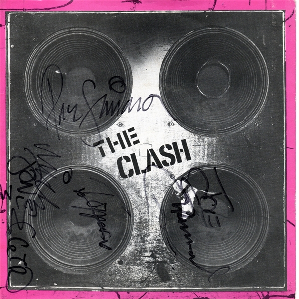 The Clash Fully Group Signed “Complete Control” 7” Record (4-Sigs) (Third Party Guaranteed)