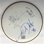 Neurotic Outsiders Group Signed Drumhead (4 Sigs) (Roger Epperson/REAL Authentication)