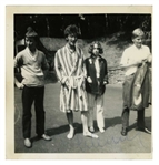 The Beatles John Lennon Autographed 1967 Vintage Snapshot Photograph (UK) (Tracks COA) 