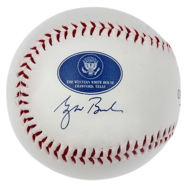 President George W. Bush - Official Western White House Spalding Baseball