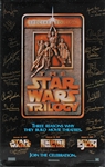 Star Wars Trilogy Special Edition Cast Signed Poster with 27 Sigs Incl. Ford, Hamill, Fisher, etc. (JSA LOA)