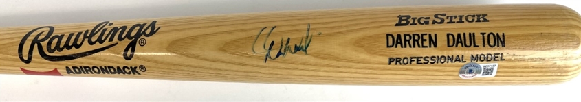 Darren Daulton Signed Baseball Bat (Beckett/BAS)