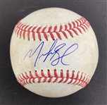 Mookie Betts Game Used & Signed OML Baseball :: Used 5-31-2023 WSH vs. LAD :: Ball Pitched to Betts, 2 HR Game! (PSA/DNA & MLB Hologram)