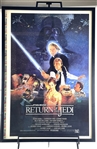 1983 Star Wars ROTJ Printers Proof Poster, Very Rare! Double Sided with Original 3 Print Variants on the Back Side,  w/ Custom Framing & Stand !