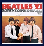 BEATLES: Ringo Starr SIGNED Full Signature "BEATLES VI" Album (PSA/DNA LOA) 
