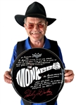 The MONKEES: Micky Dolenz Hand Written "Story of The Monkees Theme Song" with Lyrics on a 14" Drumhead! (Third Party Guarantee)