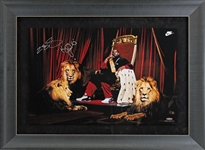 LeBron James Signed & Framed 16" x 24" Photo with "King James" Inscription (UDA)