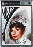 Audrey Hepburn Phenomenal Signed 8" x 10" Color Photo from "My Fair Lady" with GEM MINT 10 Autograph! (Beckett/BAS Encapsulated)
