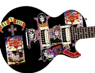 Guns N Roses: Slash Signed Personal Model Epiphone Guitar w/ Custom Graphics (ACOA)