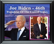 President Joe Biden Signed Custom Photo Display (JSA)