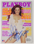 Teen Queen Tiffany Darwish Signed April 2002 Playboy Magazine (JSA COA) 
