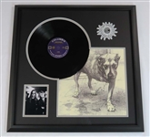 Alice in Chains Signed Self-Titled Album in Framed Display (5 Sigs)(Beckett/BAS LOA)(JSA LOA)