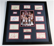 1992 Dream Team Autograph Display Signed by Michael Jordan (Beckett/BAS & JSA LOA) 
