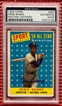 Ernie Banks Signed 1958 Topps #482 (PSA/DNA Encapsulated)