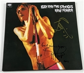 David Bowie & Iggy Pop Dual-Signed “Raw Power” Album Record (Roger Epperson/REAL Authentication)