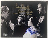 Star Wars: Fisher & Prowse Signed Signed 8" x 10" Photo w/ Gem Mint 10 Auto! (Beckett/BAS)