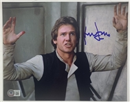 Star Wars: Harrison Ford Signed 8" x 10" Photo w/ Gem Mint 10 Auto! (Beckett/BAS LOA)