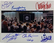 Star Wars: Multi-Signed 8" x 10" Battle of Yavin Rebel Briefing Photo w/ Fisher, Hamill, & 4 Others! (Beckett/BAS LOA)