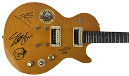 Guns N Roses Group Signed Epiphone Guitar w/ Slash, Rose, & More! (5 Sigs)(Beckett/BAS)