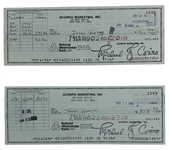 John & Victoria Gotti Lot of Two (2) Signed Bank Checks from Money Laundering Company (Third Party Guaranteed)