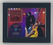 Guns N Roses: Slash Signed CD Insert in Commemorative Framed Display (Third Party Guaranteed)