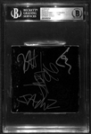 Metallica Ultra Rare Group Signed "The Black Album" CD Booklet (4 Sigs)(Beckett/BAS Encapsulated)(Grad Collection)