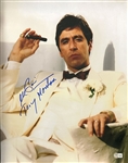 Al Pacino Signed 16" x 20" Photo from "Scarface" with ULTRA RARE "Tony Montana" Inscription & GEM MINT 10 Auto! (Beckett/BAS LOA)(Grad Collection)