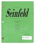 Seinfeld: Jerry Seinfelds Signed Personal Table Draft Seinfeld Script for "The Smelly Car" Episode (Beckett/BAS LOA)