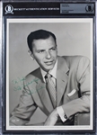 Frank Sinatra Superb Signed Vintage 8" x 10" Portrait Photograph (Beckett/BAS Encapsulated)