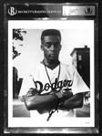 Spike Lee Signed 8" x 10" B&W Photo from "Do The Right Thing" with GEM MINT 10 Autograph! (Beckett/BAS Encapsulated)(Grad Collection)