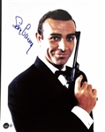 Sean Connery Superbly Signed 11" x 14" Color Photo as Agent 007: James Bond (Beckett/BAS LOA)(Grad Collection)