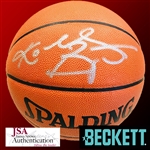 Kobe Bryant Signed Spalding NBA Leather Game Model Basketball with Desirable Silver Autograph (Beckett/BAS LOA)