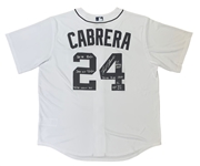 Miguel Cabrera Signed Detroit Tigers Jersey with Handwritten Career Achievements (JSA Witnessed COA)