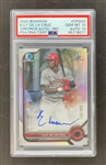 Elly de la Cruz 2022 Bowman Chrome Prospects Auto Refractor (198/499) - PSA Graded GEM MINT 10 with GEM MINT 10 Autograph!