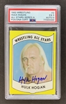 Hulk Hogan 1982 Wrestling All-Stars Series A Rookie Card - Graded PSA EX 5 with MINT 9 Autograph!