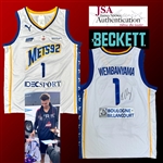 Victor Wembanyama Signed Metropolitans 92 Basketball Jersey (Beckett/BAS & JSA LOAs)