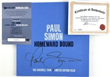 Paul Simon Signed "Homeward Bound" Limited Edition Hardcover Book (Third Party Guaranteed)