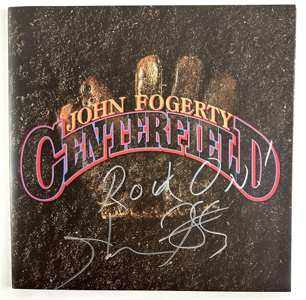 CCR: John Fogerty Signed "Centerfield" Record Album (JSA LOA)