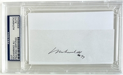 Muhammad Ali Signed Cut Segment (PSA/DNA Encapsulated)