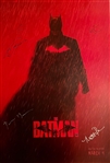 The Batman Cast Signed 27" x 40" One-Sheet Movie Poster with Pattinson, Kravitz, Dano, Farrell & Reeves (Third Party Guaranteed)