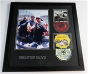 The Beastie Boys Group Signed CDs in Custom Framed Display (Beckett/BAS & JSA LOAs)