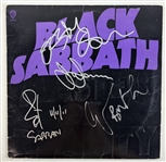 Black Sabbath Group Signed "Master of Reality" Album w/ All Four Members! (PSA LOA)
